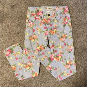 Floral skinny Jean